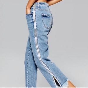 Wild Fable Jeans Zipper Leg Raw Hem Jeans